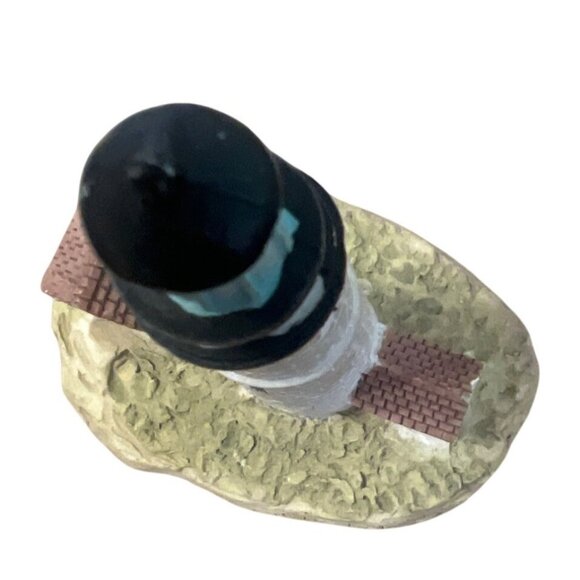 Boston Harbor Lighthouse Miniature Hand-Painted Resin Coastal Home Decor Nautica - Picture 5 of 6